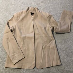Eileen Fisher collarless blazer. Size 14.